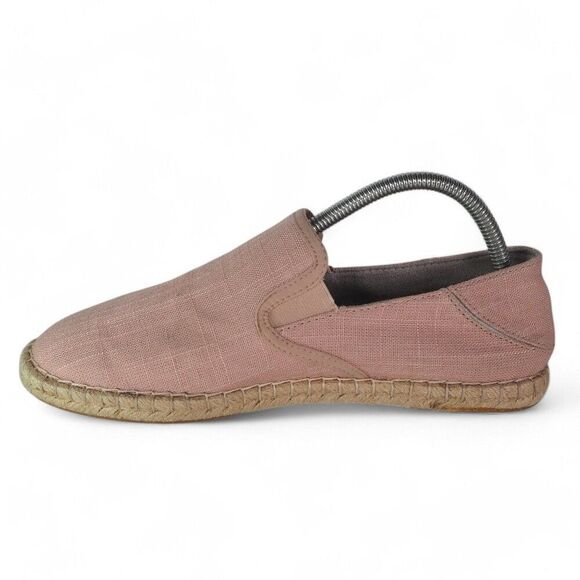 Olukai Kaula Pa'a Kapa Linen Espadrille Slip-on Loafers Rose Sea Salt Women's 9 - Picture 6 of 11